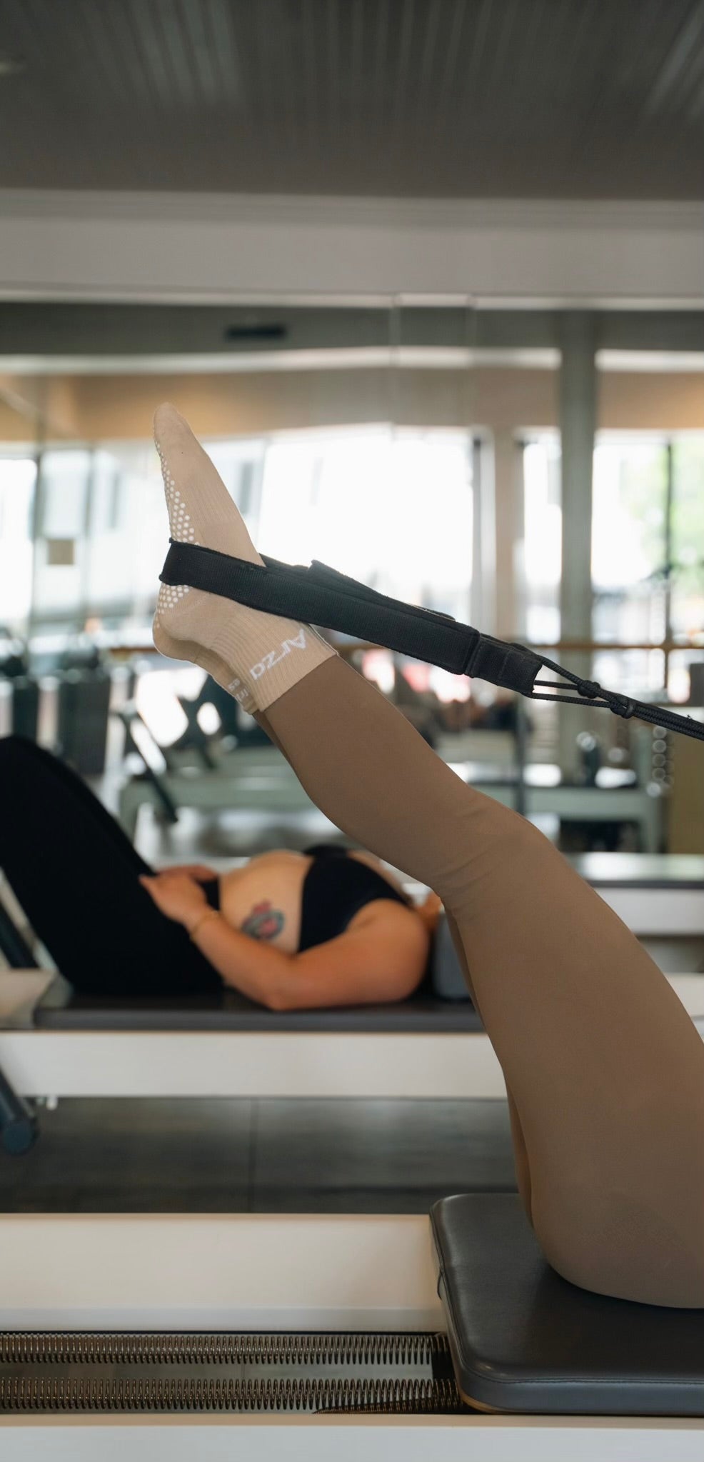 Pretty Girls Do Pilates Grip Sock | NEUTRAL BEIGE