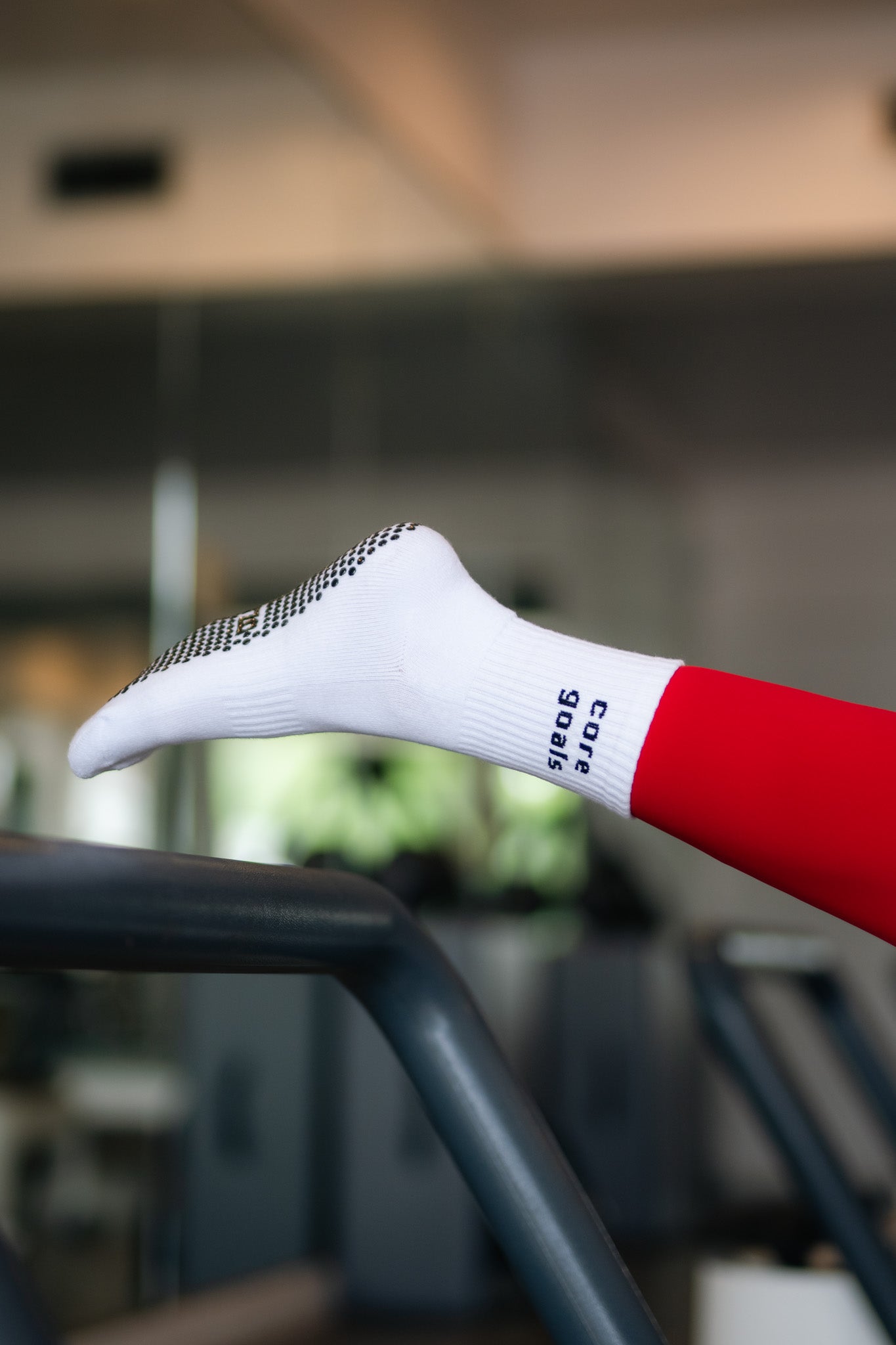 Core Goals Grip Sock | WHITE