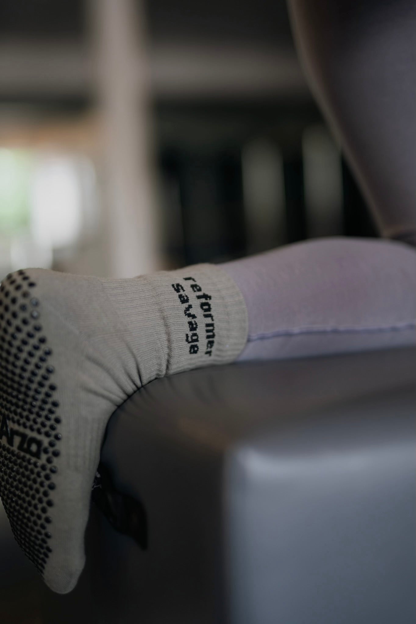 Reformer Savage Grip Sock | CLASSIC GRAY